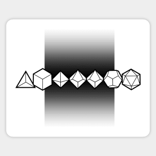 Monochromatic Dice Sticker